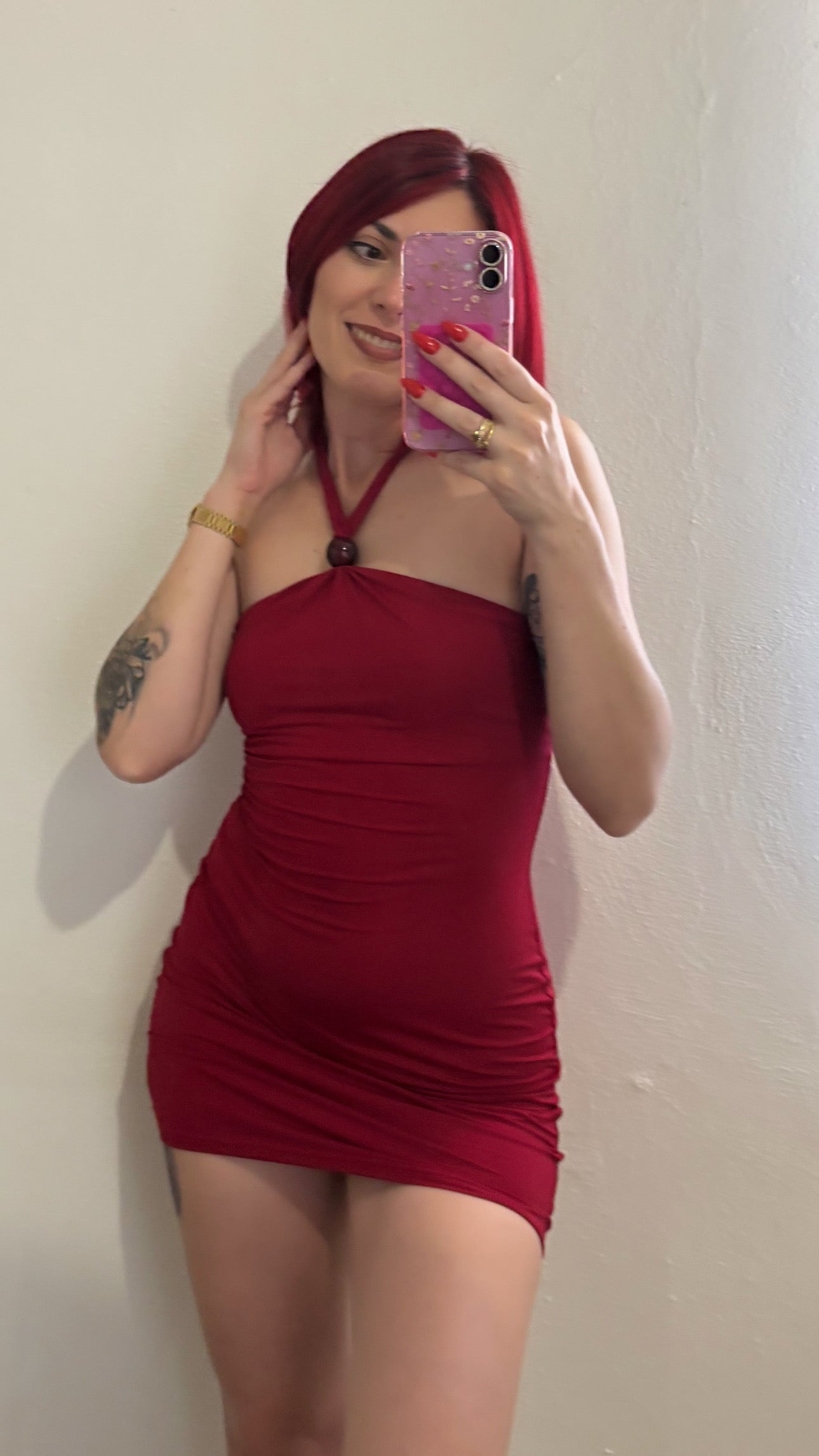 Wine Dress