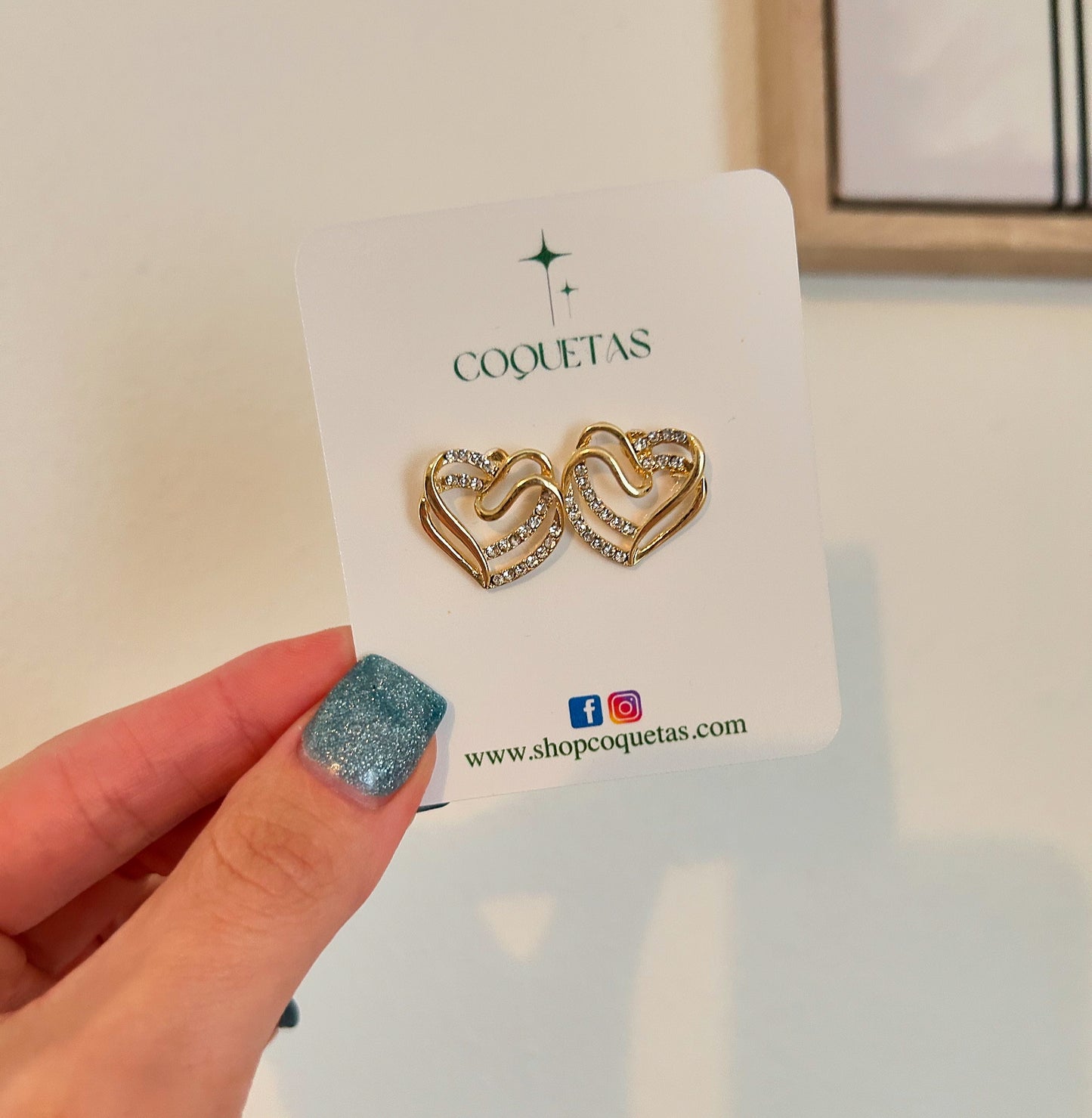 Heart Studs